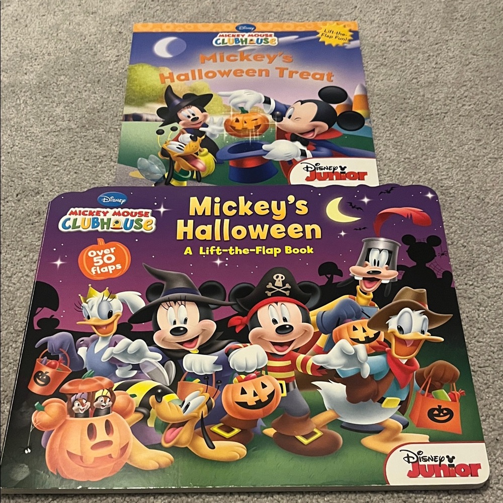 Mickey's Mouse Clubhouse Halloween Lift-the-Flap Books Bundle